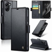 Caseme Tipo Cartera Xiaomi Poco X7 Pro Con Cierre Magnético, Rfid, Tarjetero, Soporte, Carga Inalámbrica
