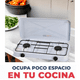 thumbnail image 5 of Cocina Encimera a Gas Licuado 2 Platos+KIT de instalación Cocinilla Blanco, 5 of 6