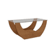 thumbnail image 1 of Mesa de Centro Rectangular Vidrio Onda Cerezo, 1 of 5