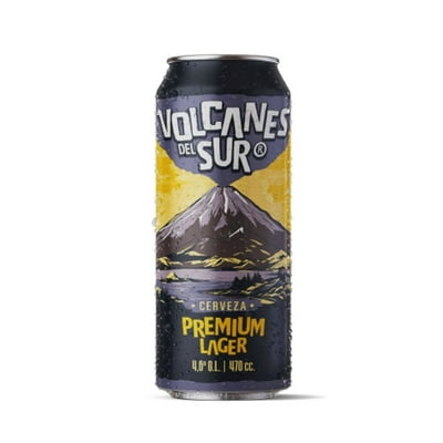 Cerveza Lager Premium 4.6° Lata 470 Ml Volcanes
