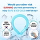 thumbnail image 2 of Tubo de enfriamiento de cuello KN FLAX Ice Ring reutilizable Blue-Basic, 2 of 7
