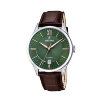 Reloj F20426/8 Festina Verde Hombre Correa Clasico