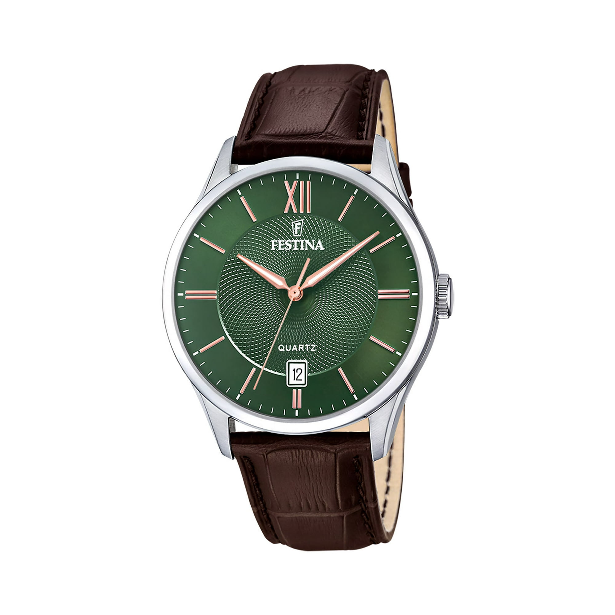Reloj F20426/8 Festina Verde Hombre Correa Clasico Lider