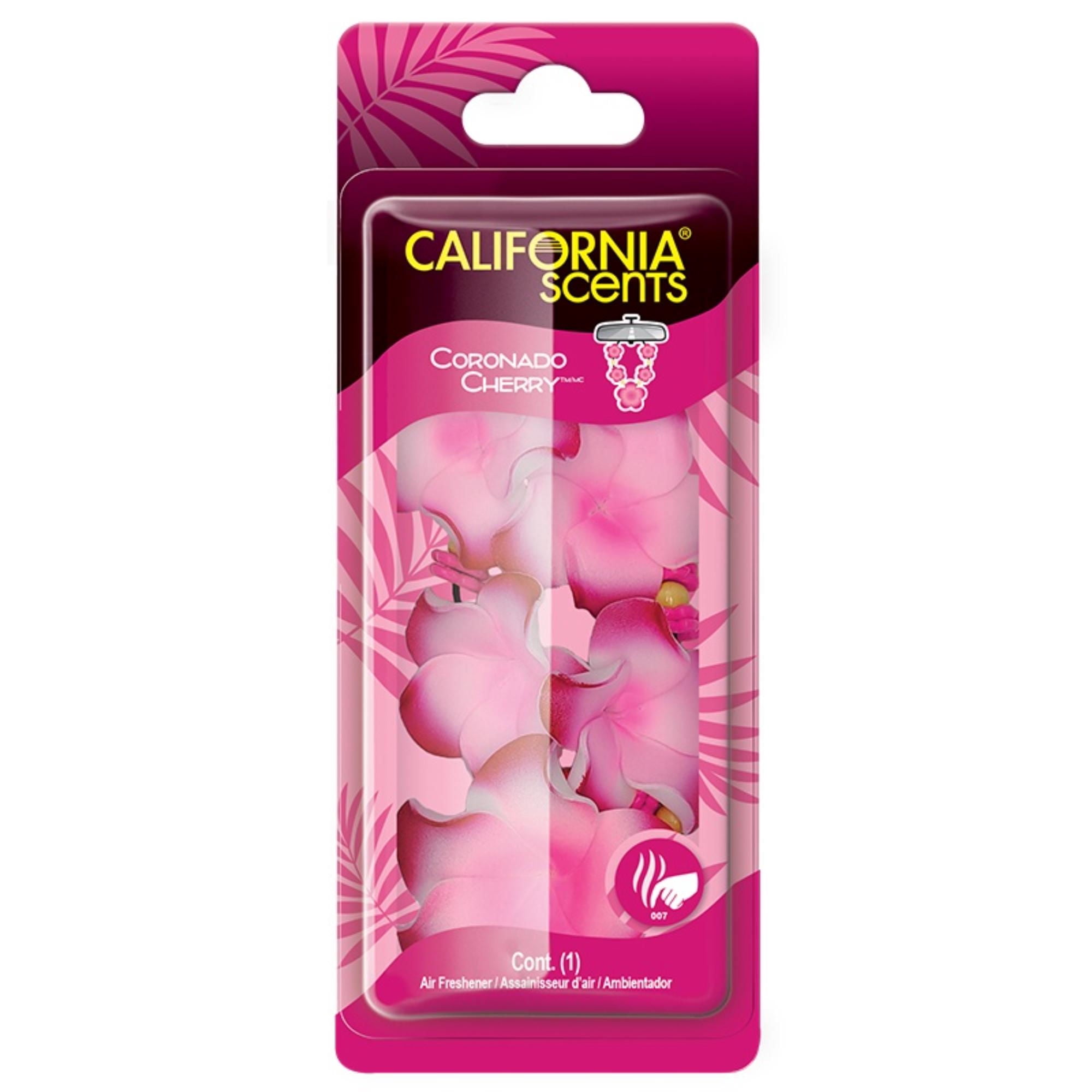 Aromatizante Para Auto Collar Flor Cherry Novelty California Scents