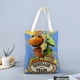 thumbnail image 2 of Dinosaur Train Bolso de tela con estampado de lienzo para mujer, bolsa de compras reutilizable y estética, con cremallera interior, regalo para mujer, 35 × 40 cm., 2 of 6