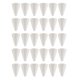 thumbnail image 3 of 30pcs Forma De Cono Blanco Forma De Espuma De Poliestireno Ornamento Para Decoración De Fiesta DIY Kid Craft, 3 of 6