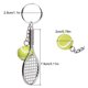 thumbnail image 5 of mini llaveros deportivos de metal, bonitos llaveros giratorios de fútbol, baloncesto y pelota de tenis, regalo perfecto., 5 of 8