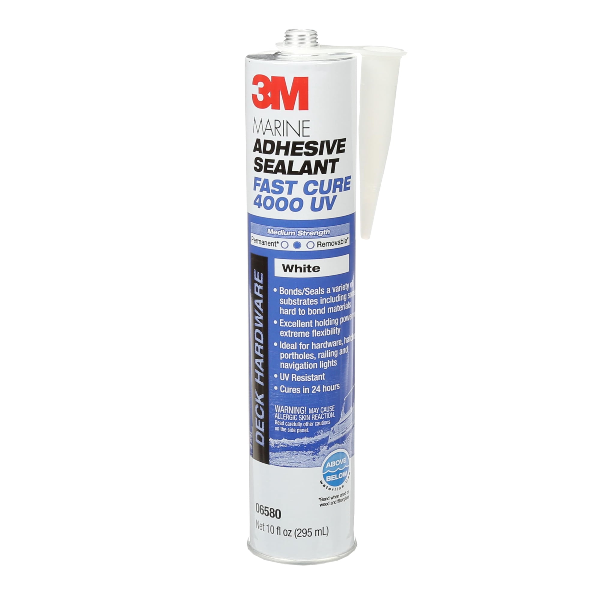 Sellador Adhesivo 3m 06580 Marine Waterproof Blanco 295 Ml