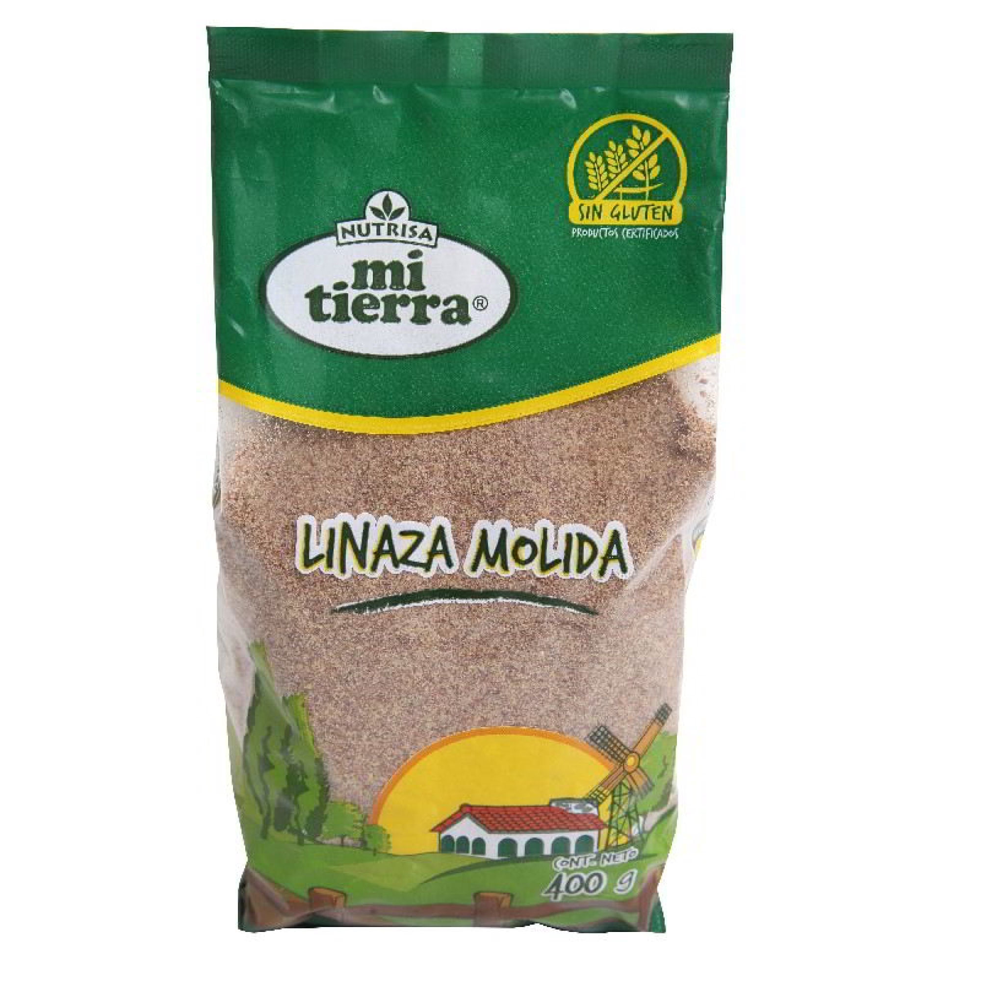 Harina De Linaza 400 g Mi Tierra