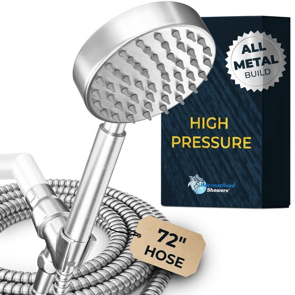 Cabezal de ducha portátil HammerHead Showers® ALL METAL 2.5 GPM