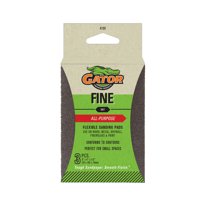 Gator - 3 Pack Esponjas De Lija Flexible Óxido De Aluminio Grano Fino