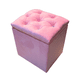 thumbnail image 3 of Pouf Baul Rosado Diamante 40*33*45 Rimar, 3 of 6