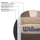 thumbnail image 4 of Balón de voleibol WILSON Pro Tour tamaño oficial marrón/tostado/beige, 4 of 8