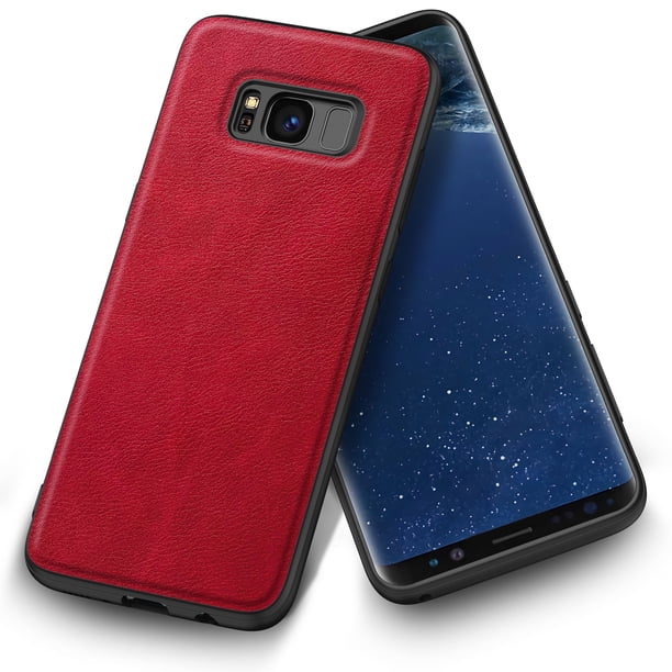 For Samsung Galaxy S8 Plus S8 Retro, Anti-fingerprint, Drop-proof Phone Case Leather Case
