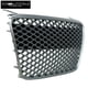 thumbnail image 1 of ECP-AUTOTEILE fit for 07-12 R8 GT 42 Gen1,MK1 Car Kühlergrill Main Upper Grille Insert Gunmetal/Matte Silver Euro Hex Style, 1 of 3