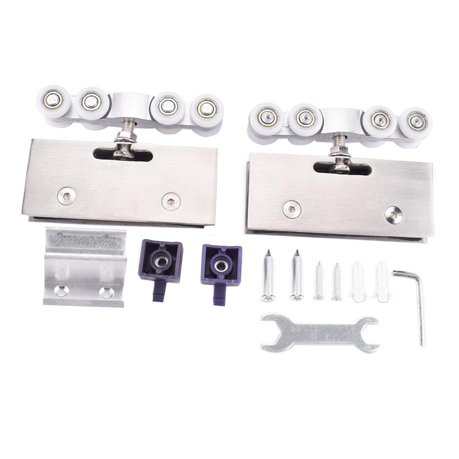 Bothyi - Rodillos Para Puertas Corredizas De Vidrio, Prácticos Y Multifuncionales, Con 8 Ruedas