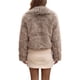 thumbnail image 3 of INSPIRE CHIC Abrigos de Piel Sintética para Mujer Mangas Largas Peludas Cuello con Solapa Forro Suave Oversize con Bolsillos Chaquetas de Invierno Cálidas Talla Mediana Caqui, 3 of 6