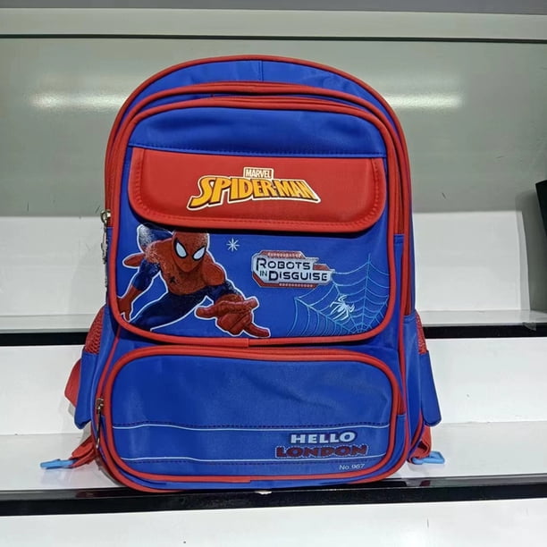 Disney Marvel School Bags For Boys Spider Man Captain America Primary Student Shoulder Orthopedic Backpack Kids Gifts Mochilas