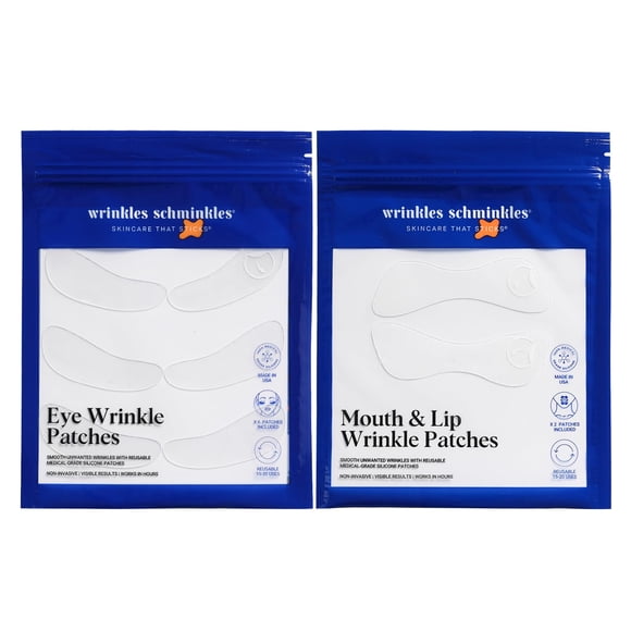 Parche antiarrugas Wrinkles Schminkles 3 pares + 2 unidades