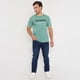 thumbnail image 4 of Polera Hombre Fun Focal Print  Verde Corona, 4 of 5