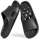 thumbnail image 1 of Sandalias para ducha Aoowoll antideslizantes de EVA negras EU44-45, 1 of 8