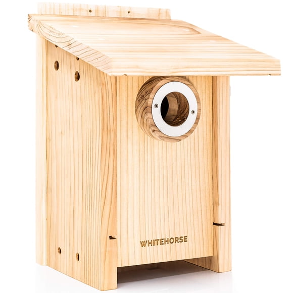 Casa para pájaros WHITEHORSE diseño premium de cedro resistente a la intemperie