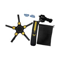 Ioensy - Entrenador De Fútbol, Cinturón De Entrenamiento De Fútbol, Práctica En Solitario, Entrenador De Patadas De Fútbol En Solitario, Conjunto Amarillo