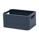 thumbnail image 1 of Caja De Almacenamiento Apilable Para Artículos Diversos, Juguete De Utilidad Para Baño, Cocina, Aula, Azul Oscuro, 1 of 3