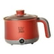 thumbnail image 1 of Olla Eléctrica Antiadherente Para Cocinar Fideos, Sopa, Shabu Shabu, Color Gris Y Rojo, 1 of 5