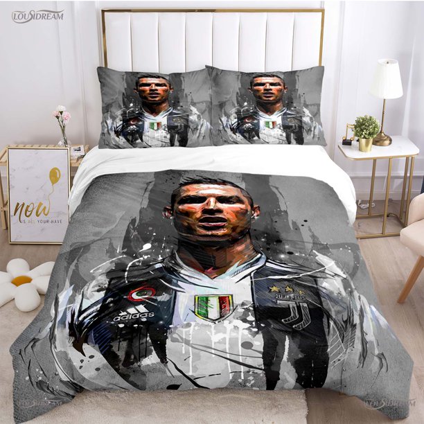 Modern Trend All Season Duvet Cover FootBall Casal Bedding sets Luxury Soft Quilt Cover and Pillowcases Single/Double/Queen/ Bed Sheets