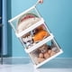 thumbnail image 1 of Cajas Apilables HYBRIDEAS 3 Unid Plastico Tapa Magnatica 38x28x22cm, 1 of 3