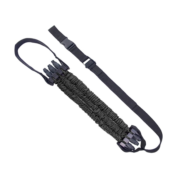 Premium Chin Up Assist Bandas Entrenamiento Powerlifting Body Stretching Negro 105lb