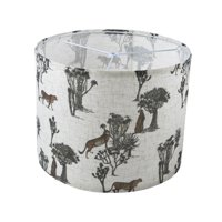 Magideal - Pantalla De Tambor De Lino Para Lámparas De Mesa, Lámpara Colgante Con Jaula, Lámpara De Araña, Protección De Bombilla, Pantalla De Repuesto Para Come Estilo C