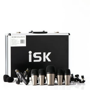 Set De Micrófonos Para Bateria 7 Piezas Dsm-7A Isk