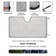thumbnail image 3 of FIFA Parasol para Parabrisas Delantero Protector Plegable, Visera Solar para Auto Bloquea Rayos UV Mantiene tu Vehículo Fresco 130cm*70cm, 3 of 6