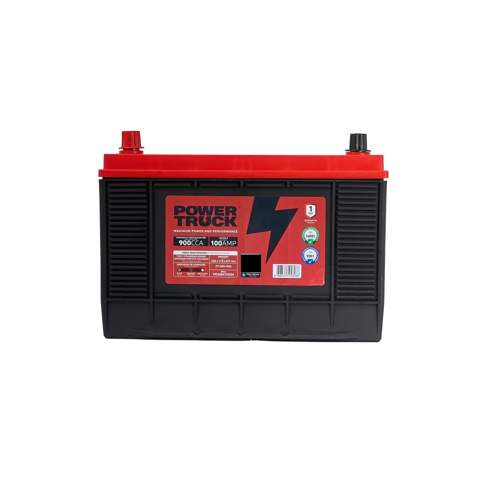 Powertruck - Bateria 100 Amp 900 Cca Borne Estandar