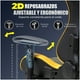 thumbnail image 2 of Silla Gamer Premium ES900 Reclinable 180° Reposabrazos 2D - Amarillo, 2 of 8