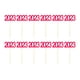 thumbnail image 1 of 12 Piezas 2023 Cupcake Topper Glitter Para Decoración De Fiesta Suministros Temáticos De Cumplea?os Rojo, 1 of 5