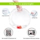 thumbnail image 5 of Bandeja para verduras con tapa para refrigerador (2 unidades), transparente, con compartimentos para salsas, aperitivos y 6 compartimentos para fiestas, bandeja reutilizable para frutas y cenas, organ, 5 of 7