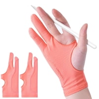 Guantes De Dibujo Anmone Premium Pink, Paquete De 2 Unidades Para Ipad Y Tableta