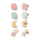 thumbnail image 1 of Juego de pendientes SalesOne Pusheen Space con cierre esmaltado de 4 piezas, 1 of 5