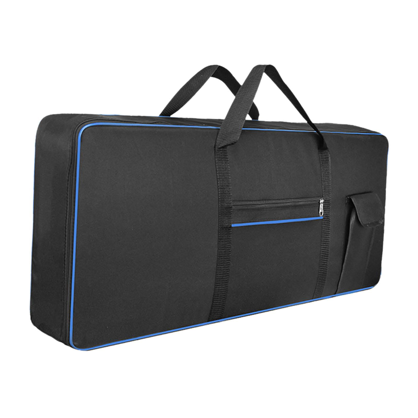 Bothyi - Bolsa Para Teclado De 61 Teclas, Funda Acolchada Para Piano Eléctrico, Para Concierto, Actuación Escolar, Color Azul
