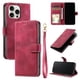 thumbnail image 1 of Funda Cartera para iPhone 15 Pro Tapa con Ranuras, Soporte y Correa Rojo, 1 of 5