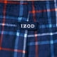thumbnail image 4 of Pantalón de pijama IZOD de forro polar sedoso para hombre, color azul marino, talla M, 4 of 5