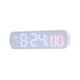 thumbnail image 1 of Reloj De Mesa Pantalla LED Reloj De Pared Digital Para Decoración De Sala De Estudio Junto A La Cama Blanco Y Azul, 1 of 5