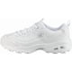 thumbnail image 2 of Zapatilla Skechers D'Lites de espuma viscoelástica para mujer, color blanco y plateado, 2 of 7