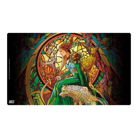 Playmat Topdeck Colección Vitrales - Druida