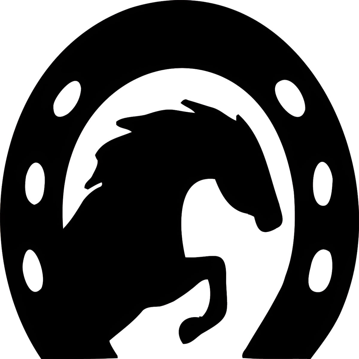Rienda Libre - Sticker Caballo Herradura Horse Equitación Auto Camioneta