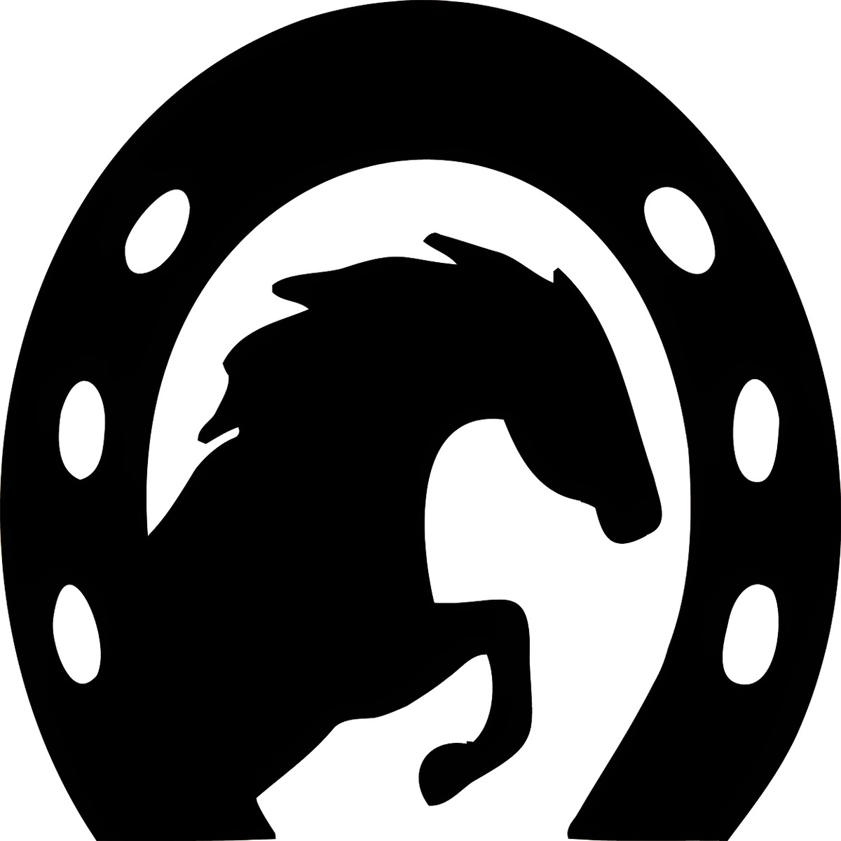 Rienda Libre - Sticker Caballo Herradura Horse Equitación Auto Camioneta