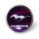 thumbnail image 1 of Ford Mustang-Theme Round Button Badge: Premium Metal Construction, Ideal for High-End Events 2.8 cm, 1 of 6